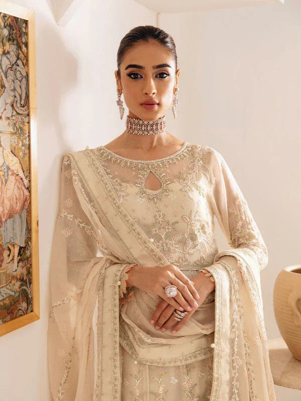 Gulaal | Embroidered Chiffon 23 | ROYALE GL-EC-23V1-01 - Aqsa Fabrics