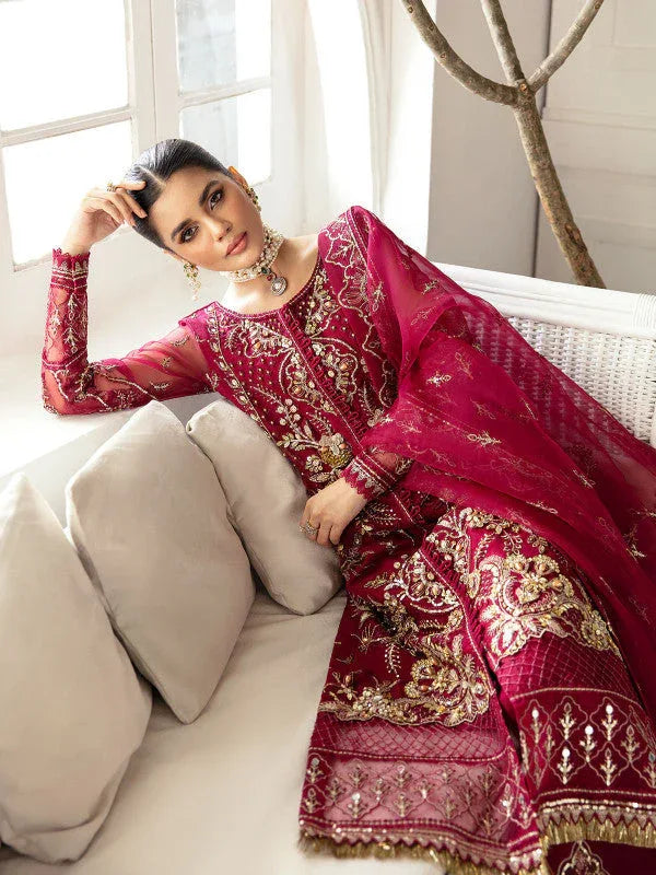 Gulaal | Embroidered Chiffon 23 | SAMARA GL-LP-V2-16 - Aqsa Fabrics