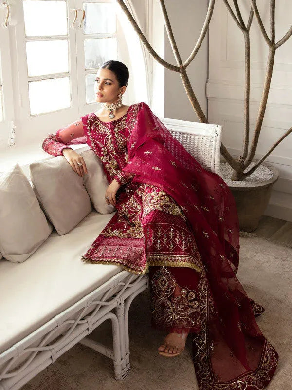 Gulaal | Embroidered Chiffon 23 | SAMARA GL-LP-V2-16 - Aqsa Fabrics