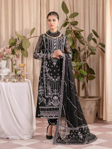 Gulaal | Embroidered Chiffon 23 | MAHJABEEN UC-01 - Aqsa Fabrics