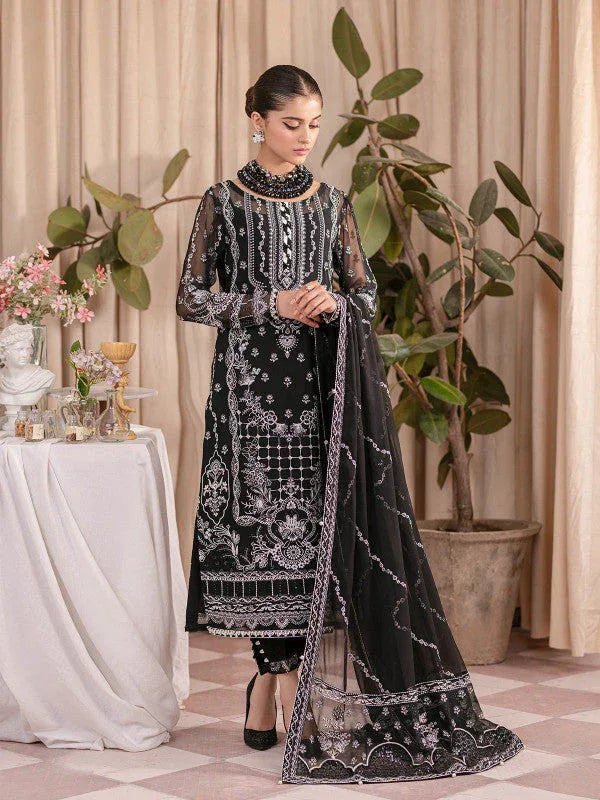 Gulaal | Embroidered Chiffon 23 | MAHJABEEN UC-01 - Aqsa Fabrics