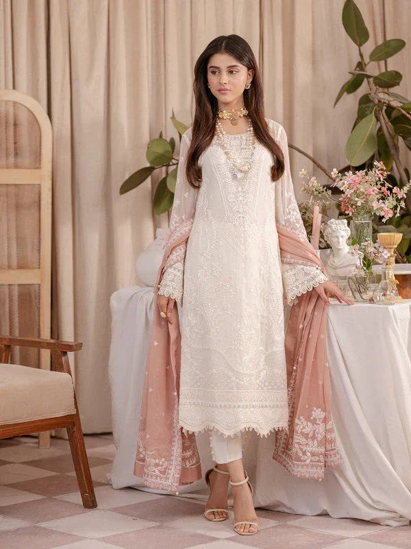 Gulaal | Embroidered Chiffon 23 | MEESHA UC-02 - Aqsa Fabrics