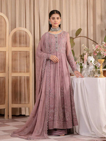Gulaal | Embroidered Chiffon 23 | EZRAH UC-03 - Aqsa Fabrics