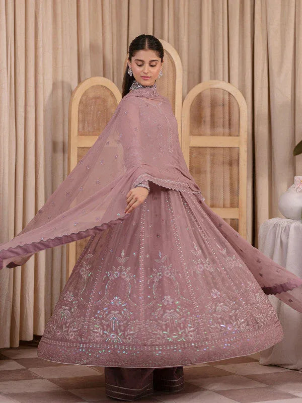 Gulaal | Embroidered Chiffon 23 | EZRAH UC-03 - Aqsa Fabrics