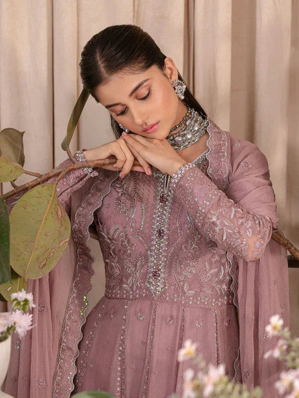 Gulaal | Embroidered Chiffon 23 | EZRAH UC-03 - Aqsa Fabrics