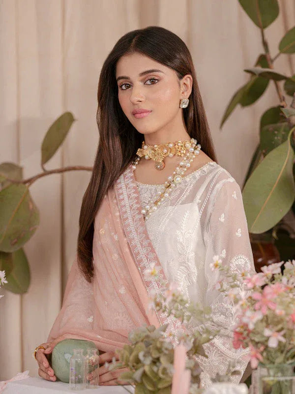 Gulaal | Embroidered Chiffon 23 | MEESHA UC-02 - Aqsa Fabrics