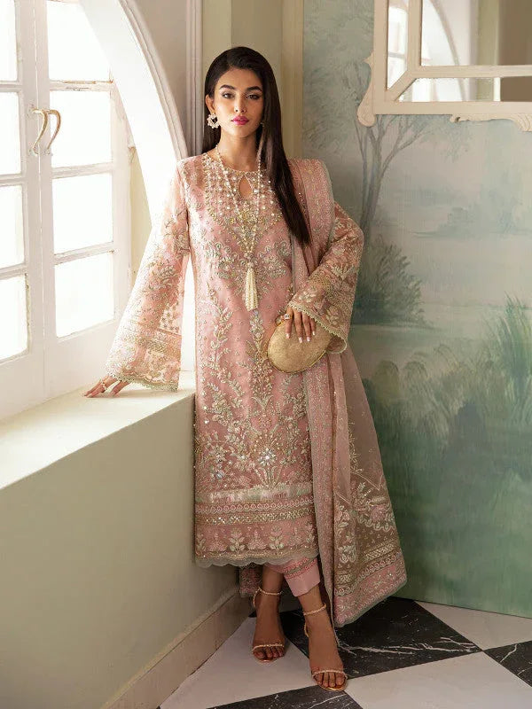 Gulaal | Embroidered Chiffon 23 | AYSEL GL-LP-V2-11 - Aqsa Fabrics