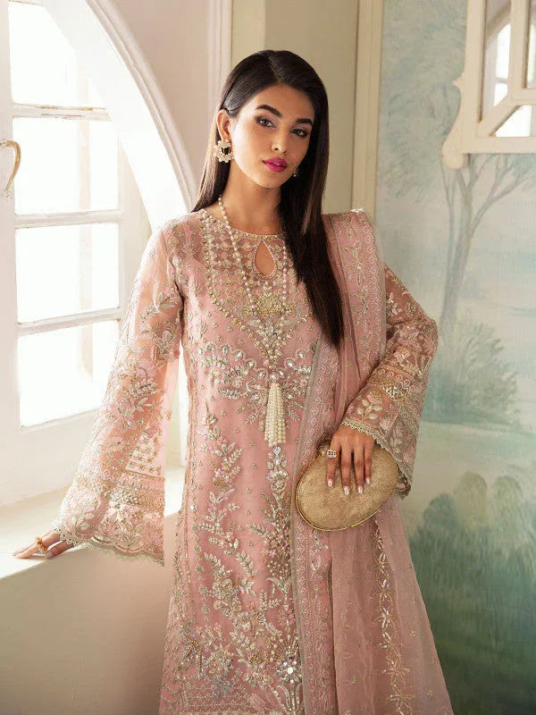 Gulaal | Embroidered Chiffon 23 | AYSEL GL-LP-V2-11 - Aqsa Fabrics