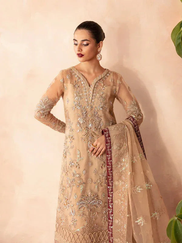 Gulaal | Embroidered Chiffon 23 | EMILIA GL-LP-V2-14 - Aqsa Fabrics