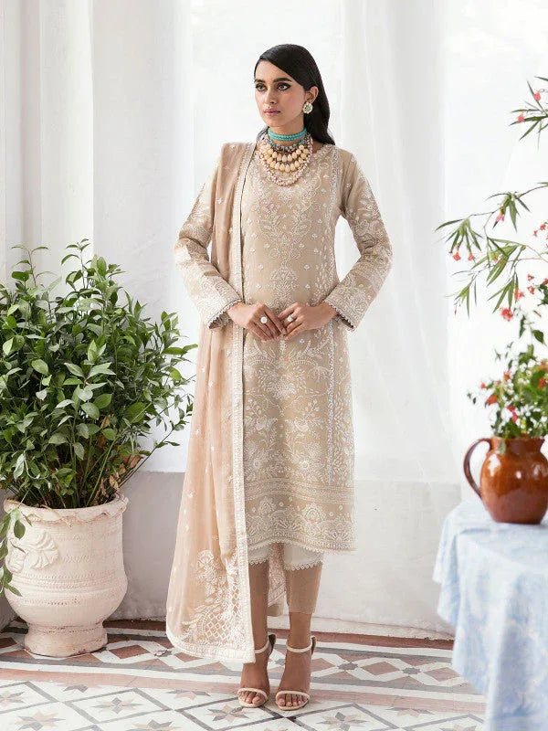 Gulaal | Embroidered Chiffon 23 | Meraki - Aqsa Fabrics