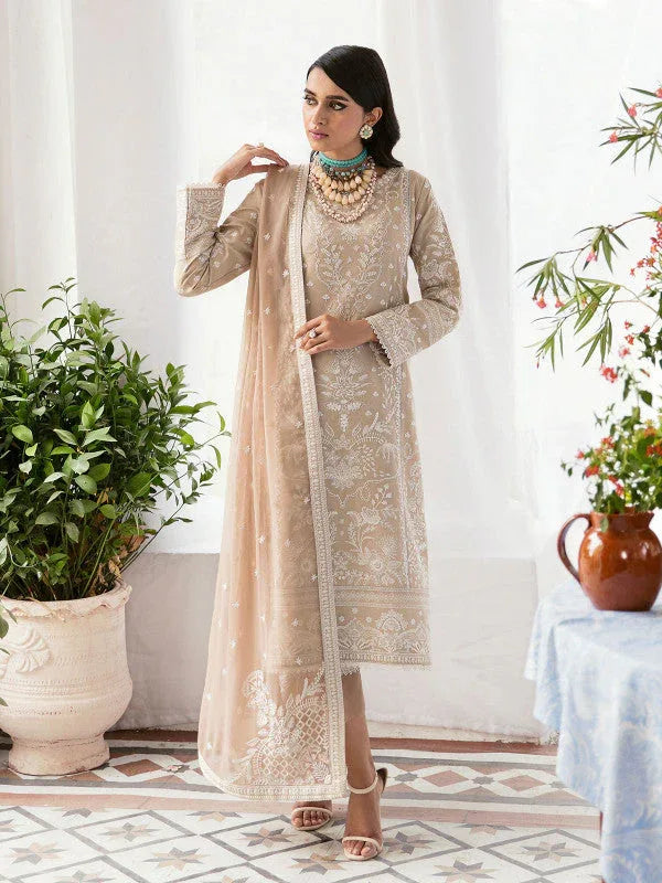 Gulaal | Embroidered Chiffon 23 | Meraki - Aqsa Fabrics