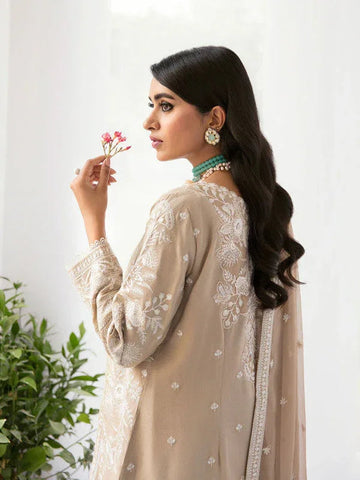 Gulaal | Embroidered Chiffon 23 | Meraki - Aqsa Fabrics