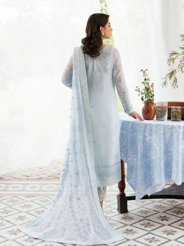 Gulaal | Embroidered Chiffon 23 | Wisteria - Aqsa Fabrics