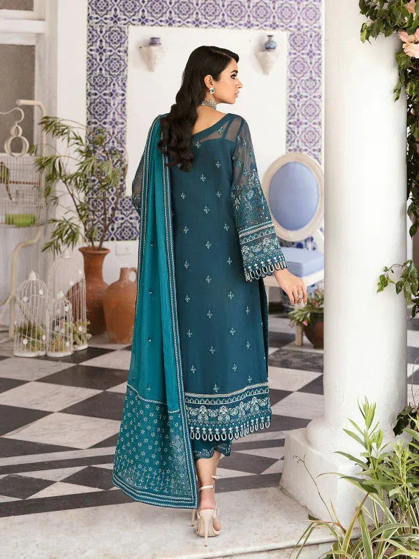 Gulaal | Embroidered Chiffon 23 | Reyah - Aqsa Fabrics