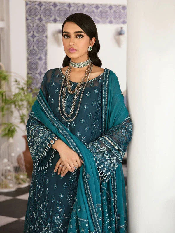 Gulaal | Embroidered Chiffon 23 | Reyah - Aqsa Fabrics