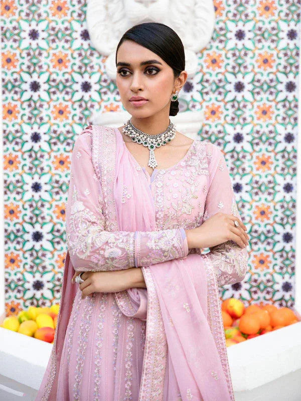 Gulaal | Embroidered Chiffon 23 | Sasha - Aqsa Fabrics