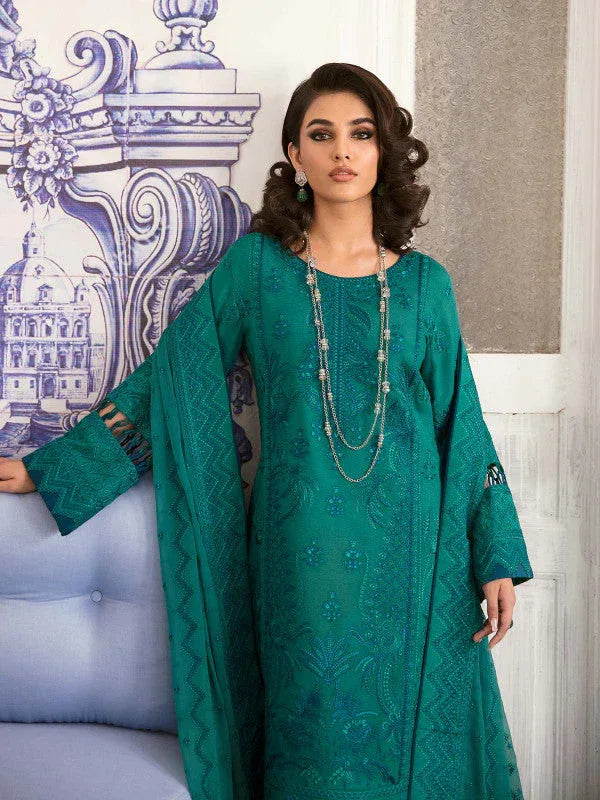 Gulaal | Embroidered Chiffon 23 | Sairaab - Aqsa Fabrics