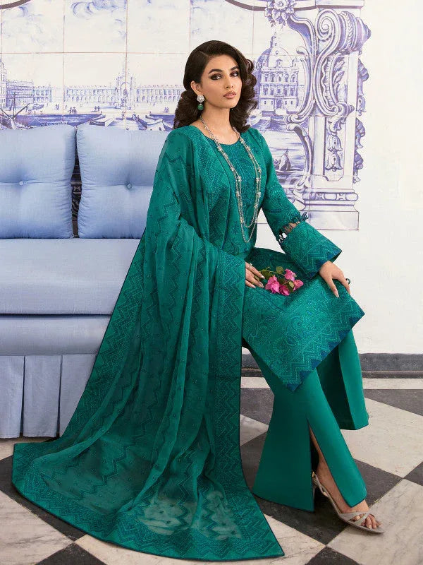 Gulaal | Embroidered Chiffon 23 | Sairaab - Aqsa Fabrics