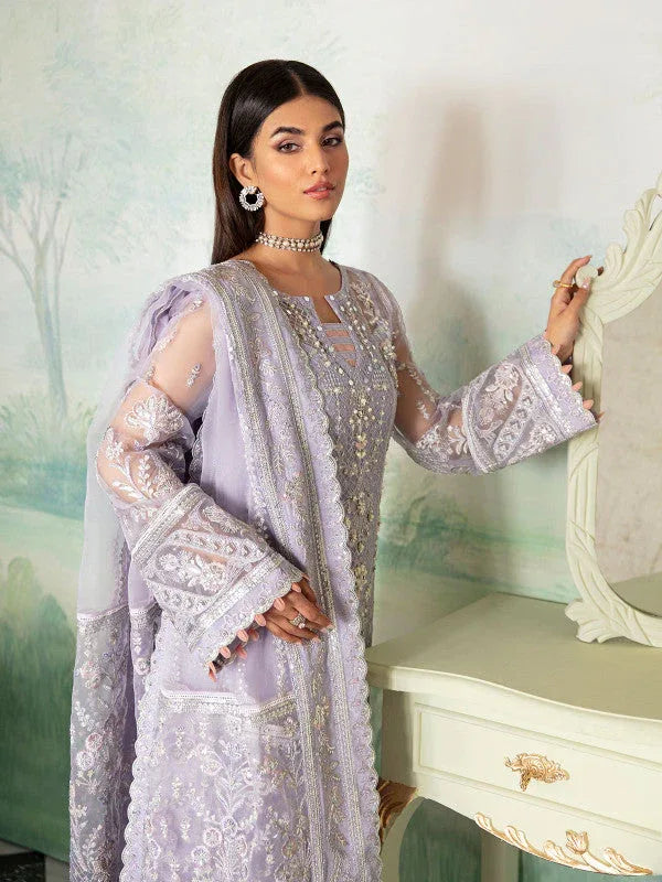 Gulaal | Embroidered Chiffon 23 | LIANA GL-LP-V2-17 - Aqsa Fabrics
