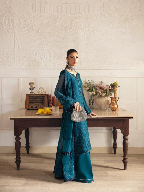 Gulaal | Embroidered Chiffon 23 | MARLEEN GL-EC-23V1-08 - Aqsa Fabrics