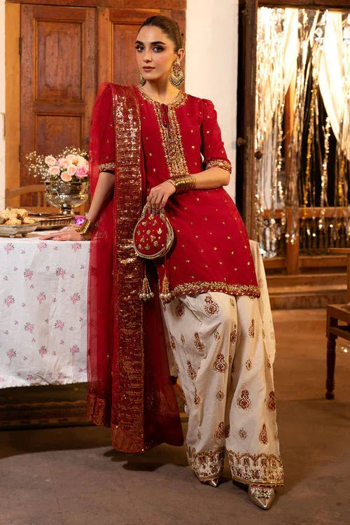 Maya | Eid Collection Ik Mulaqat | GULAB - Aqsa Fabrics