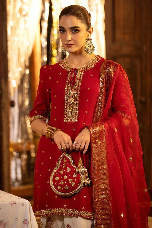 Maya | Eid Collection Ik Mulaqat | GULAB - Aqsa Fabrics