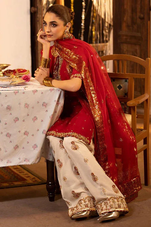 Maya | Eid Collection Ik Mulaqat | GULAB - Aqsa Fabrics