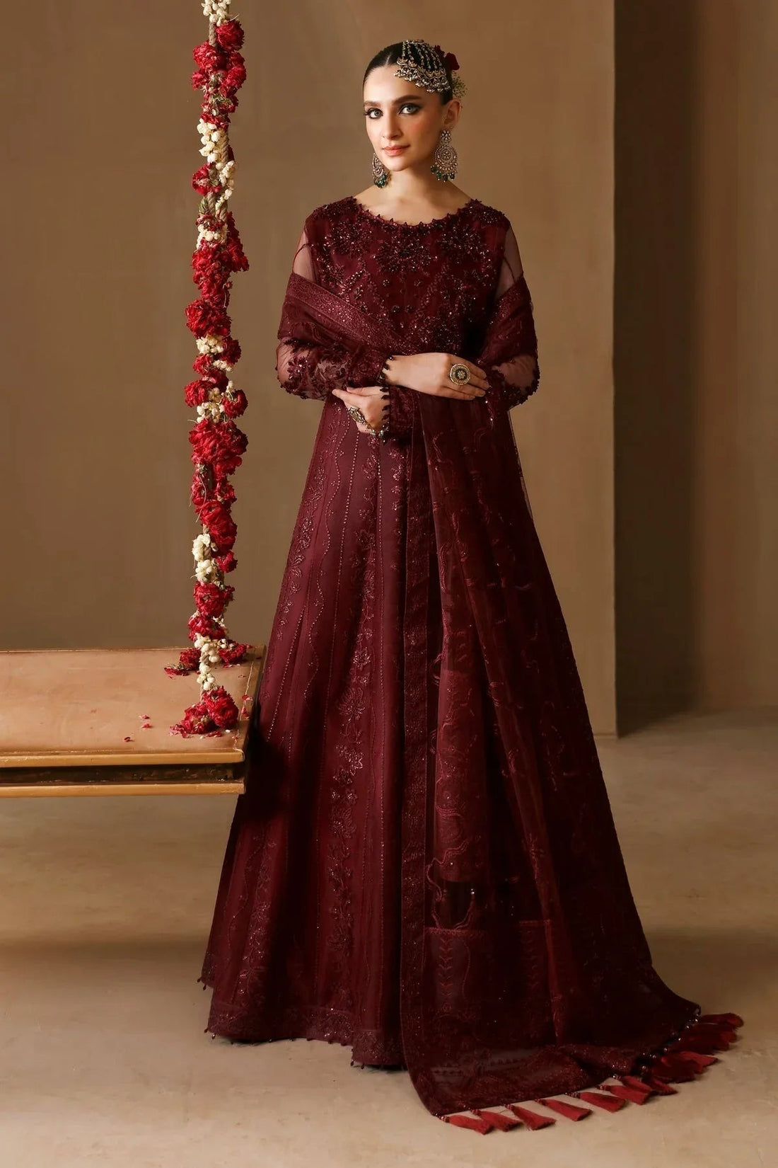 Alizeh | Reena Wedding Formals | AF-HM-4022-GULAB - Aqsa Fabrics
