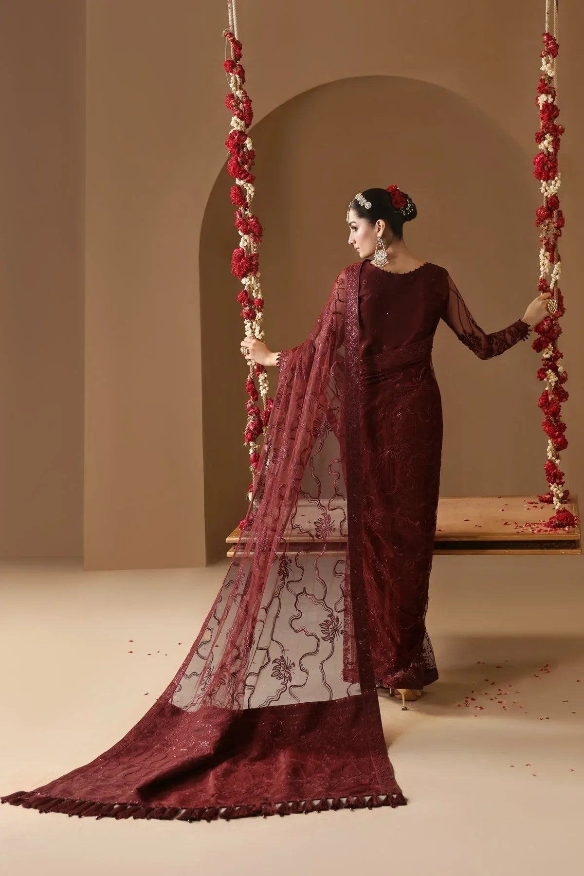 Alizeh | Reena Wedding Formals | AF-HM-4022-GULAB - Aqsa Fabrics