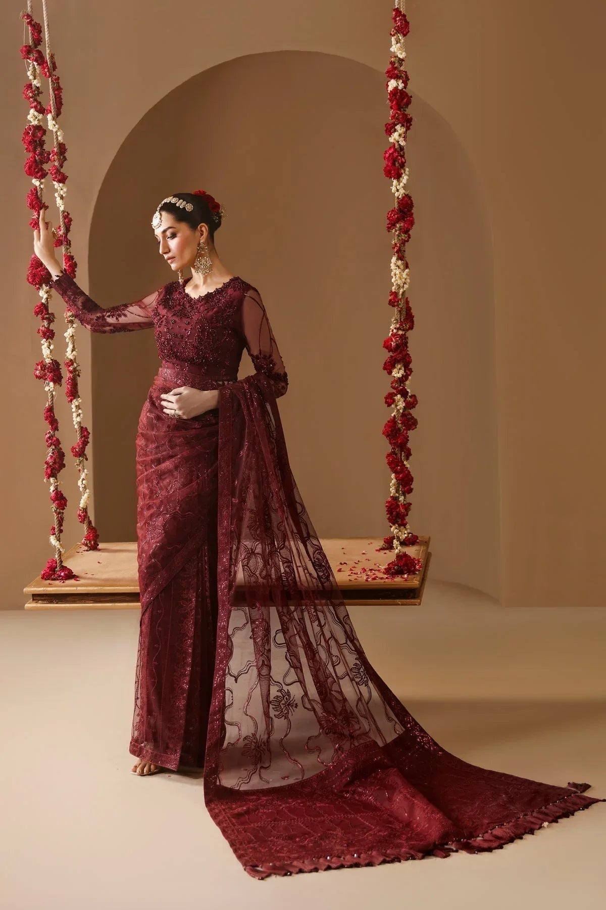 Alizeh | Reena Wedding Formals | AF-HM-4022-GULAB - Aqsa Fabrics