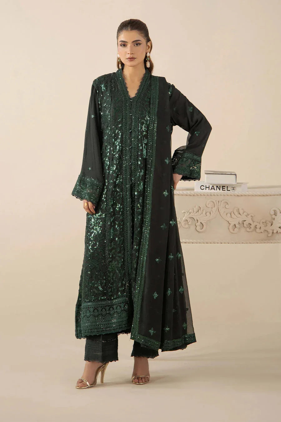 Adans Libas | Adan Gowns 25 | GOWN 1560 - Aqsa Fabrics