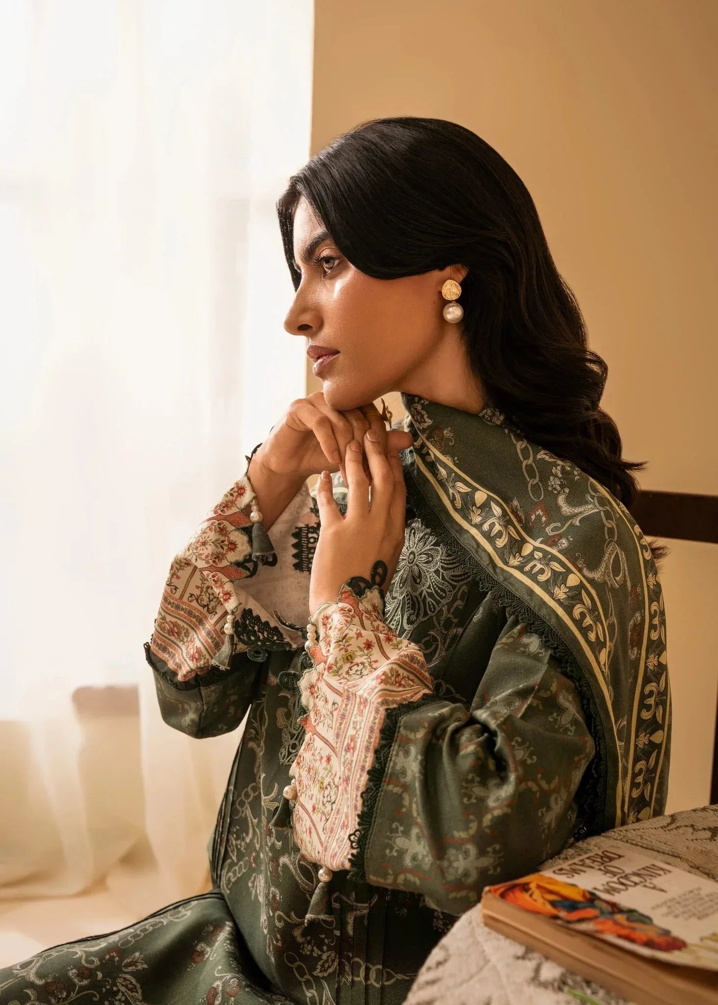 Nureh | Shades of Winter | AMARA (AZ-03) - Aqsa Fabrics