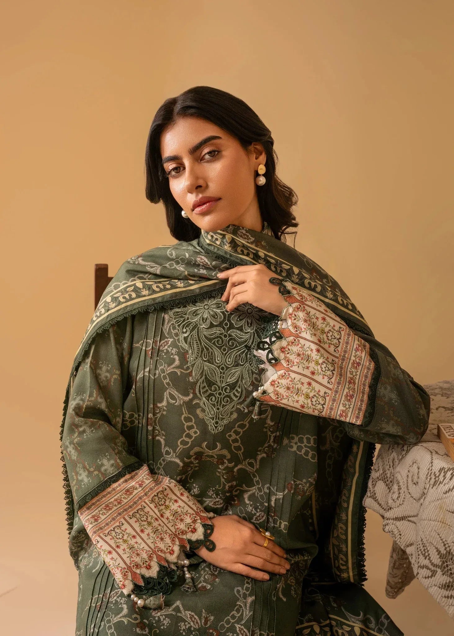 Nureh | Shades of Winter | AMARA (AZ-03) - Aqsa Fabrics