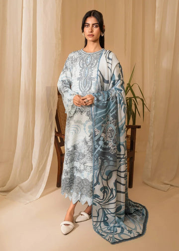 Nureh | Shades of Winter | ELINA (AZ-10) - Aqsa Fabrics