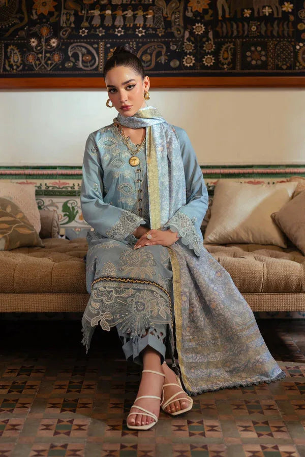 Aabyaan | Miraal Signature Embroidered Viscose | MALEEN (AV-04) - Aqsa Fabrics