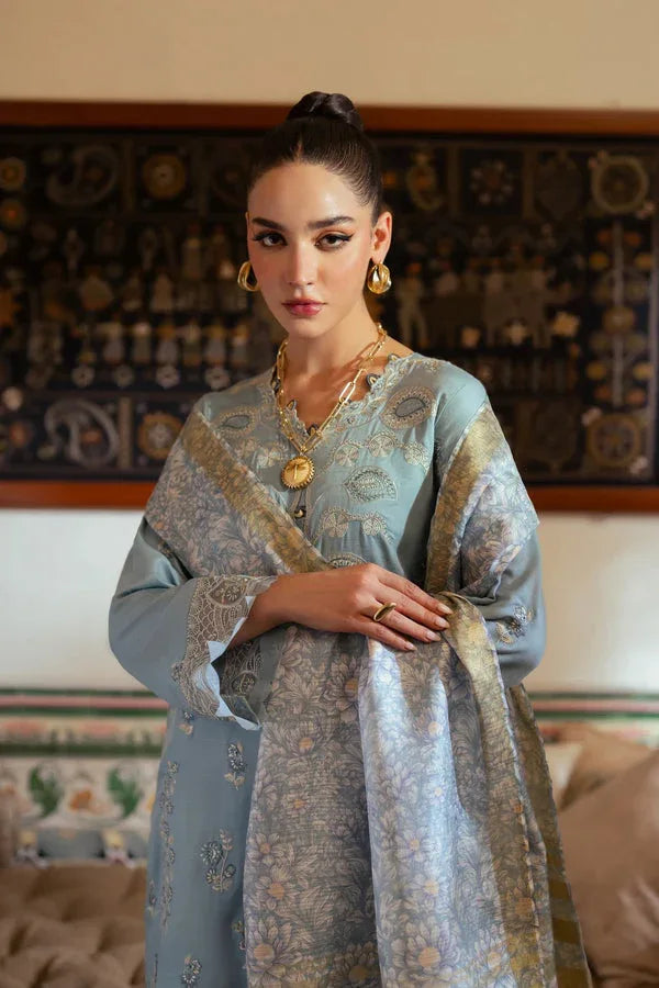 Aabyaan | Miraal Signature Embroidered Viscose | MALEEN (AV-04) - Aqsa Fabrics