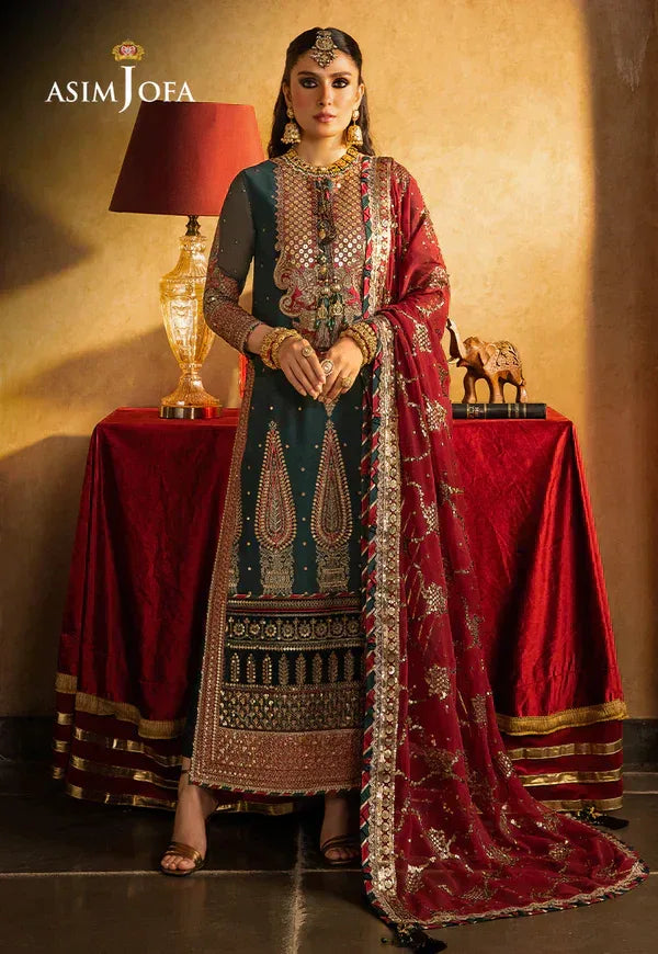 Asim Jofa | Velvet Festive 23 | AJVF-10 - Aqsa Fabrics