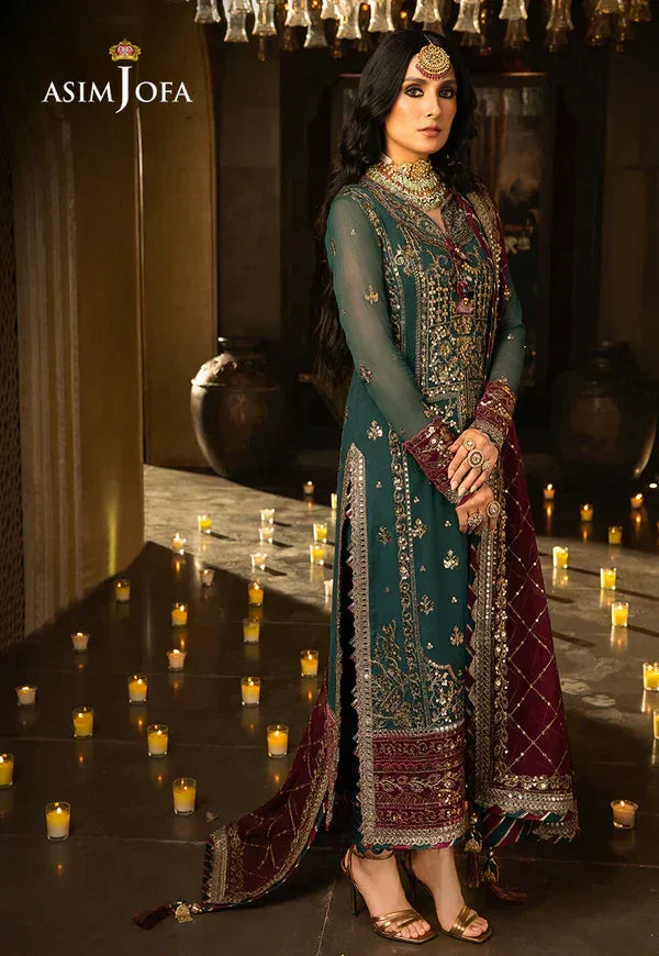 Asim Jofa | Velvet Festive 23 | AJVF-09 - Aqsa Fabrics