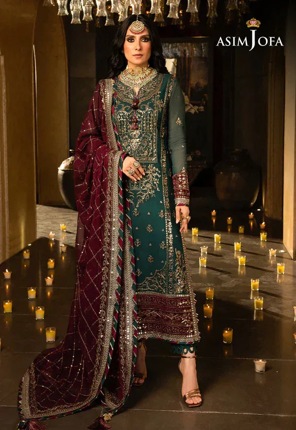Asim Jofa | Velvet Festive 23 | AJVF-09 - Aqsa Fabrics