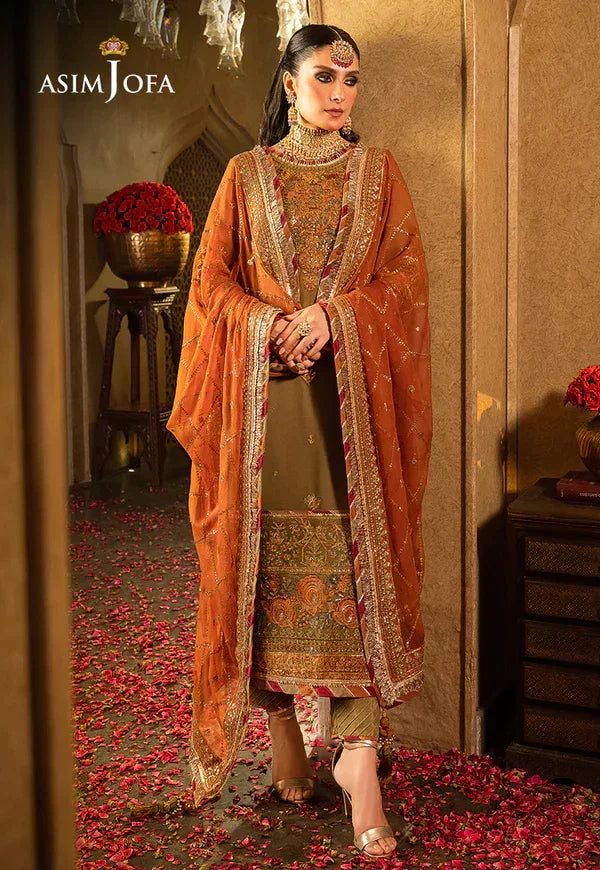 Asim Jofa | Velvet Festive 23 | AJVF-08 - Aqsa Fabrics