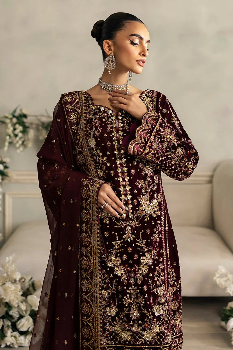 Gulaal | Celeste Velvet 24 | Ember - Aqsa Fabrics