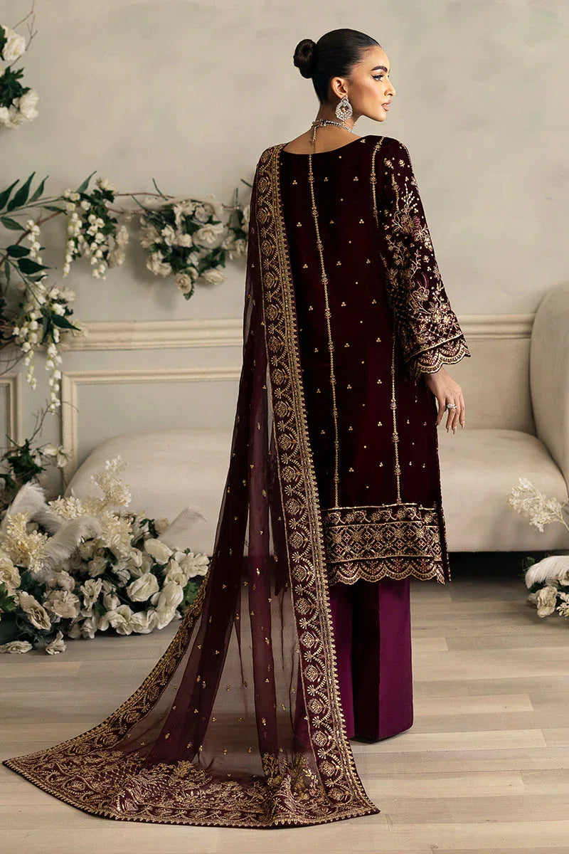 Gulaal | Celeste Velvet 24 | Ember - Aqsa Fabrics