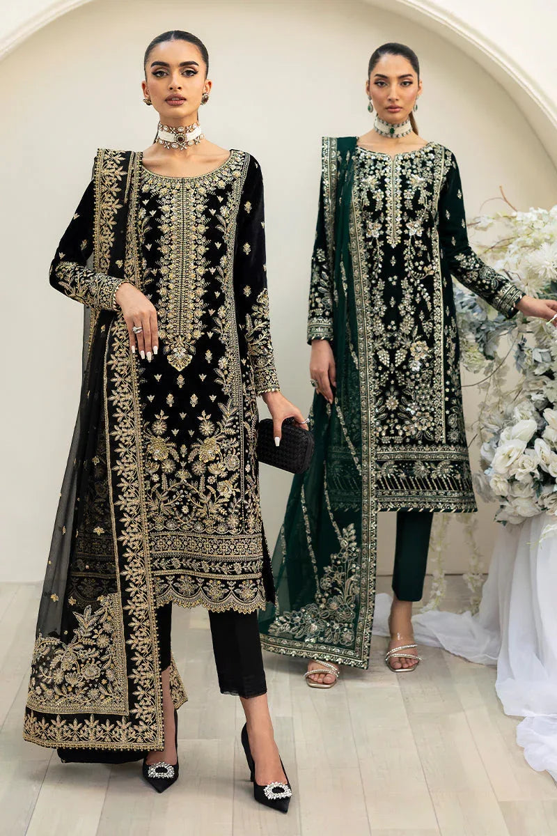 Gulaal | Celeste Velvet 24 | Eden - Aqsa Fabrics