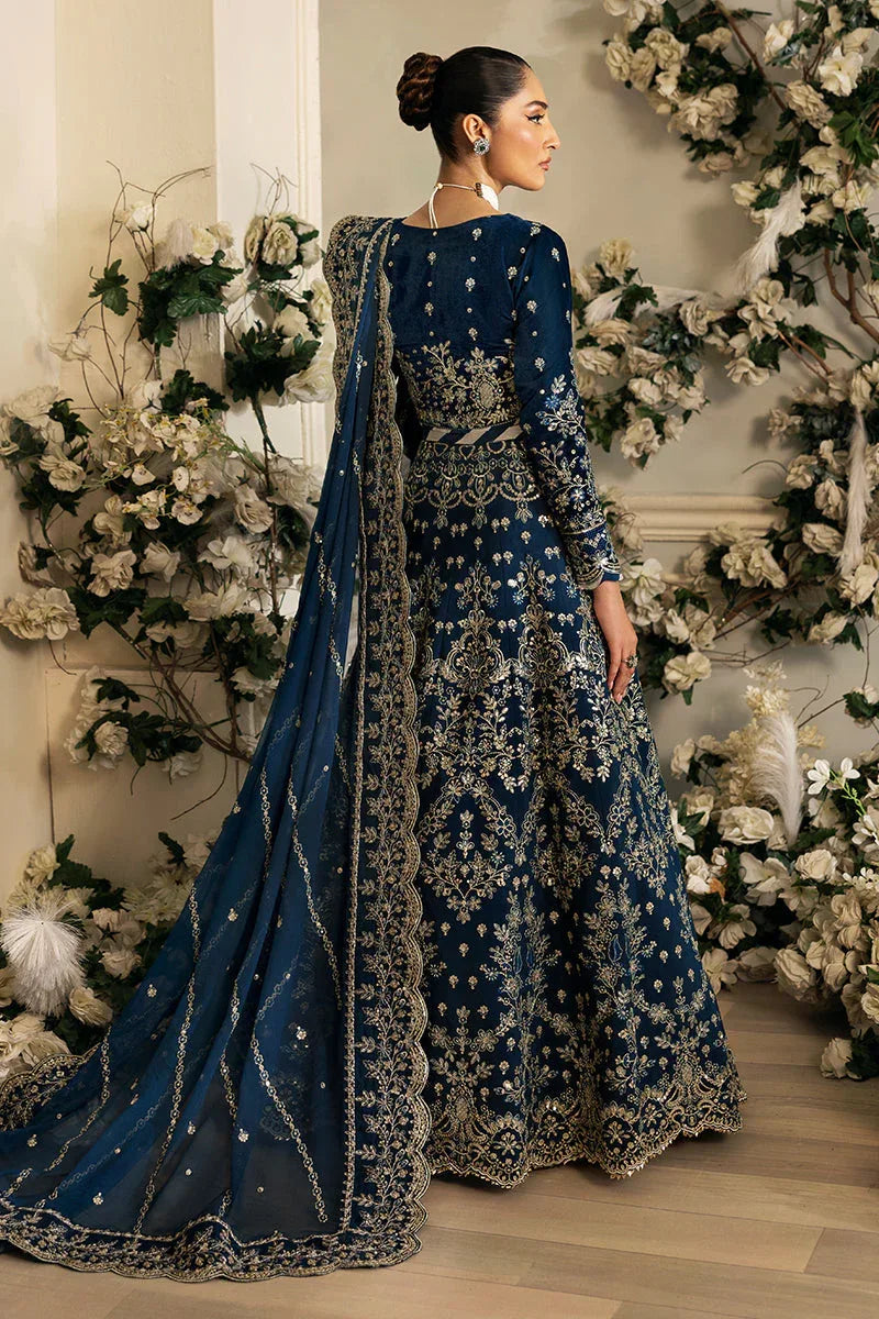 Gulaal | Celeste Velvet 24 | Haze - Aqsa Fabrics