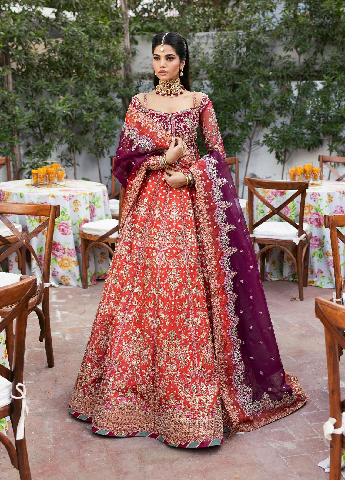 Gulaal |  Chaandni Wedding Formals |  Shabnam - Aqsa Fabrics