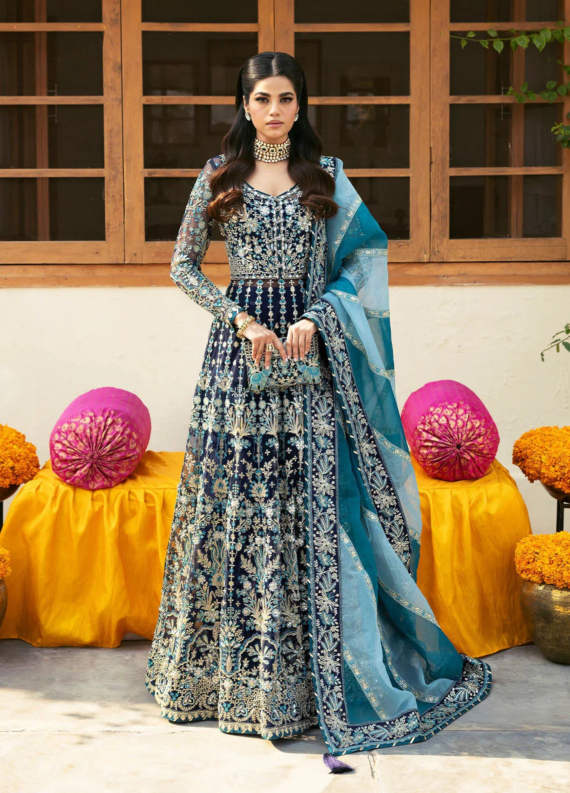 Gulaal |  Chaandni Wedding Formals | Meena - Aqsa Fabrics