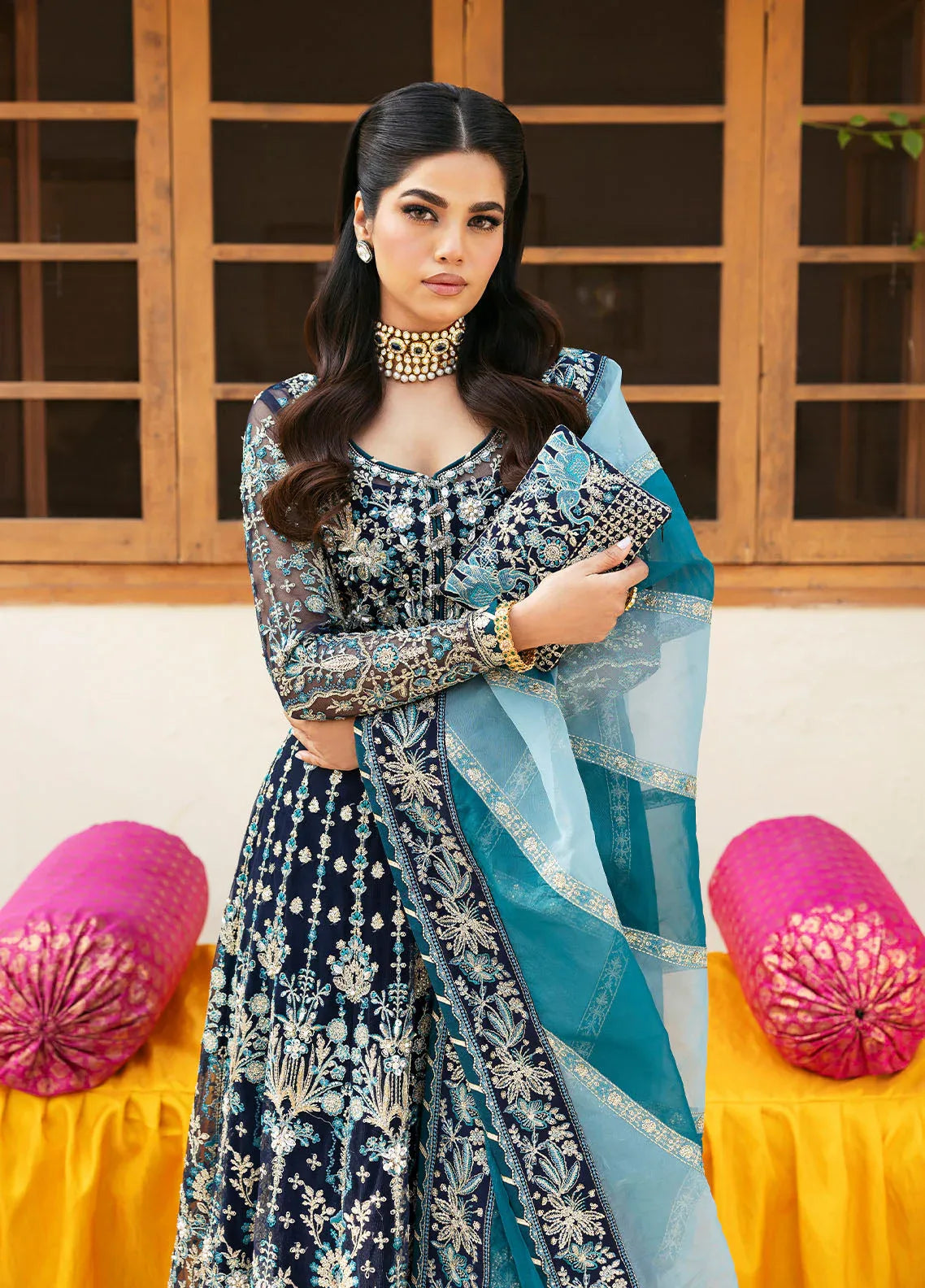 Gulaal |  Chaandni Wedding Formals | Meena - Aqsa Fabrics