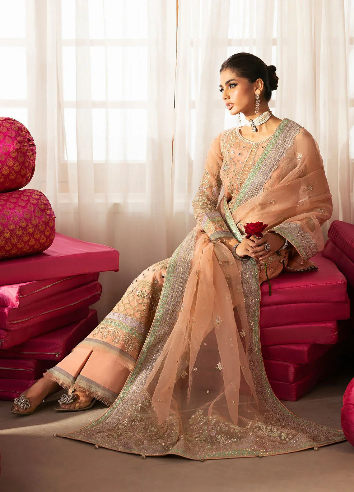 Gulaal |  Chaandni Wedding Formals | Raniya - Aqsa Fabrics
