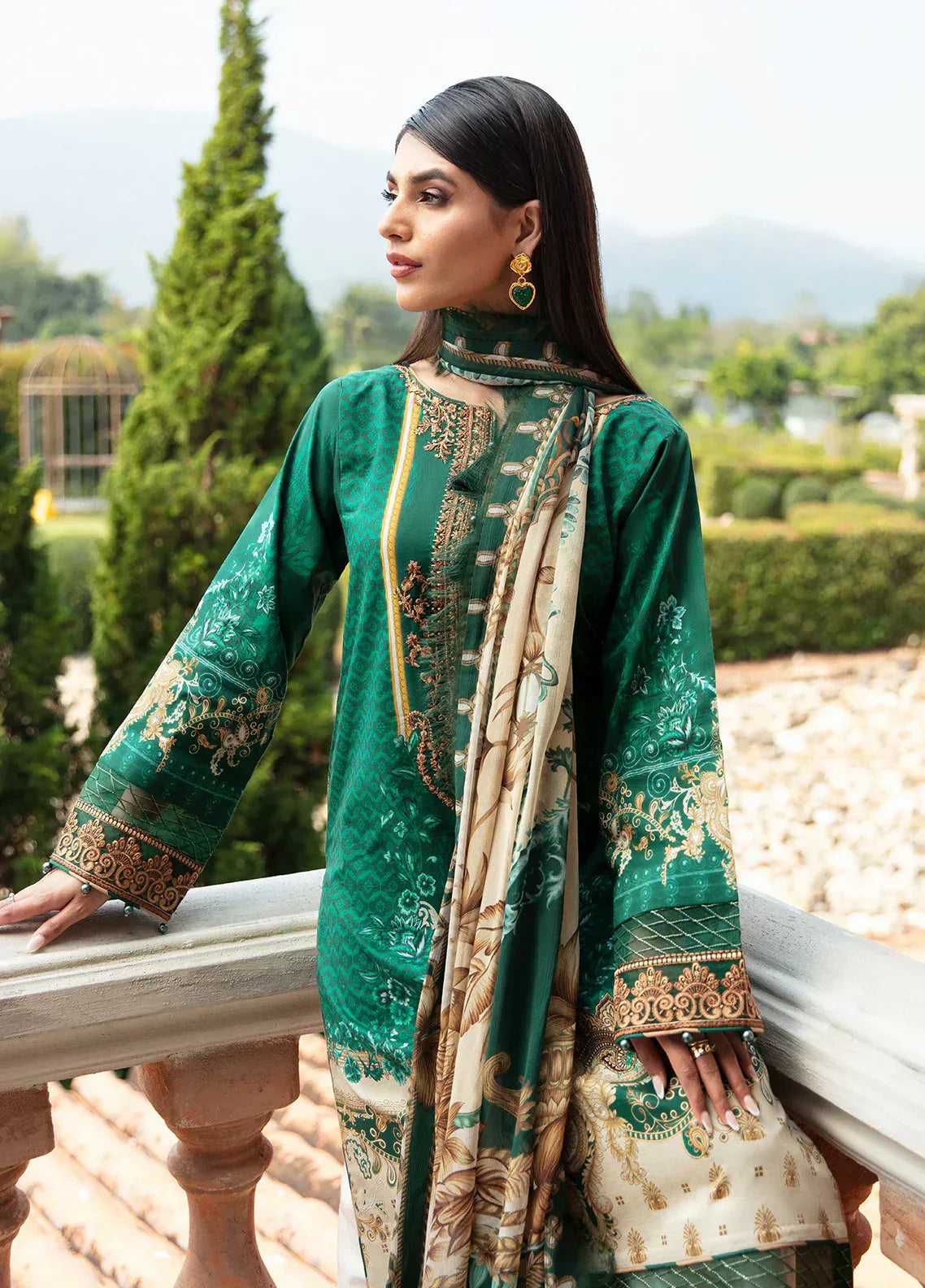 Gulaal | Springtime Ballet | AYSE (GL-L-24V1-01) - Aqsa Fabrics