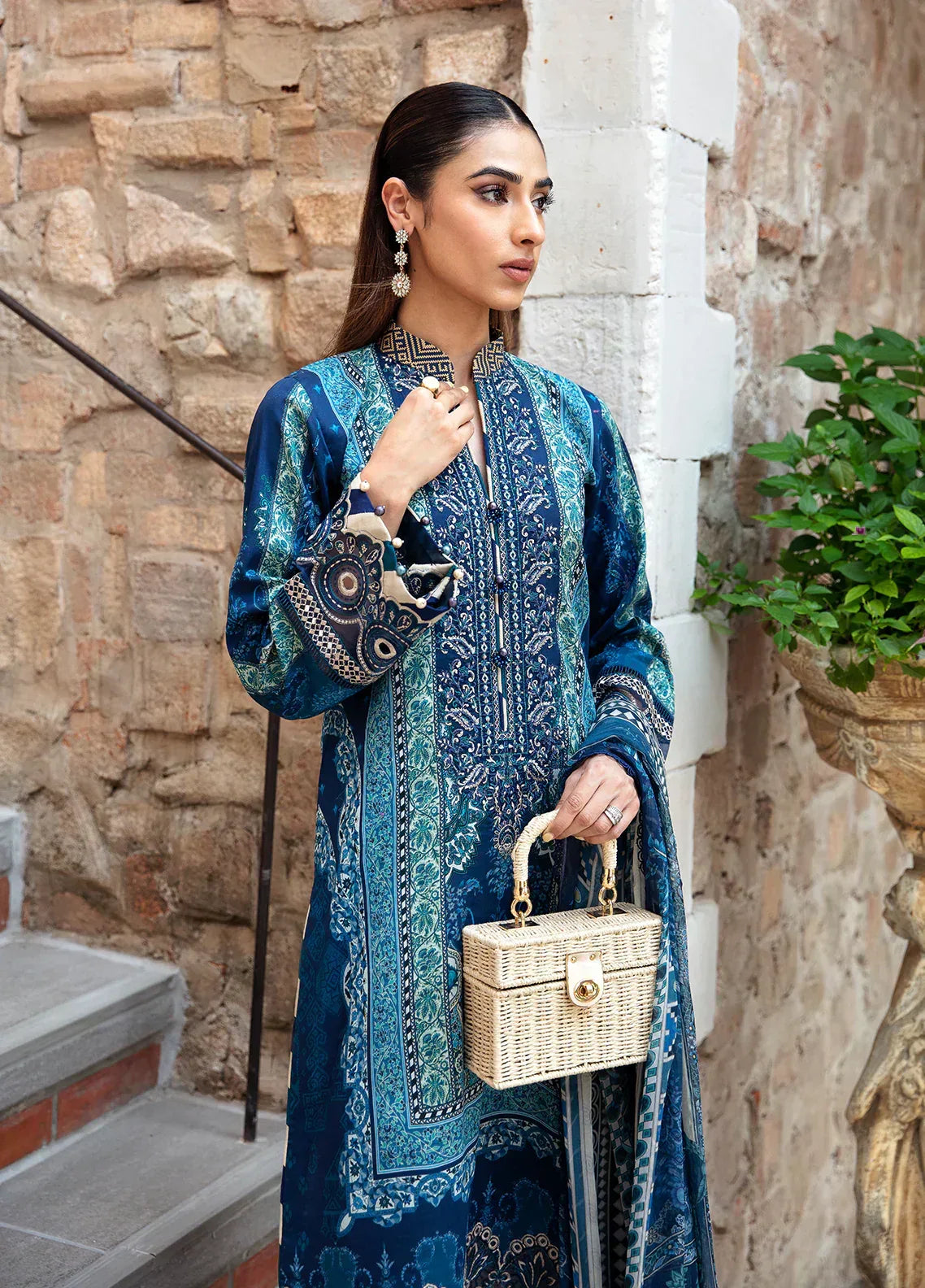 Gulaal | Springtime Ballet | AZUR (GL-L-24V1-08) - Aqsa Fabrics
